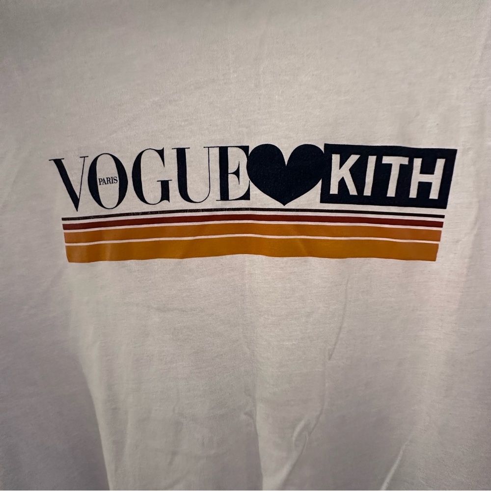 Kith White Vogue Collaboration Tee